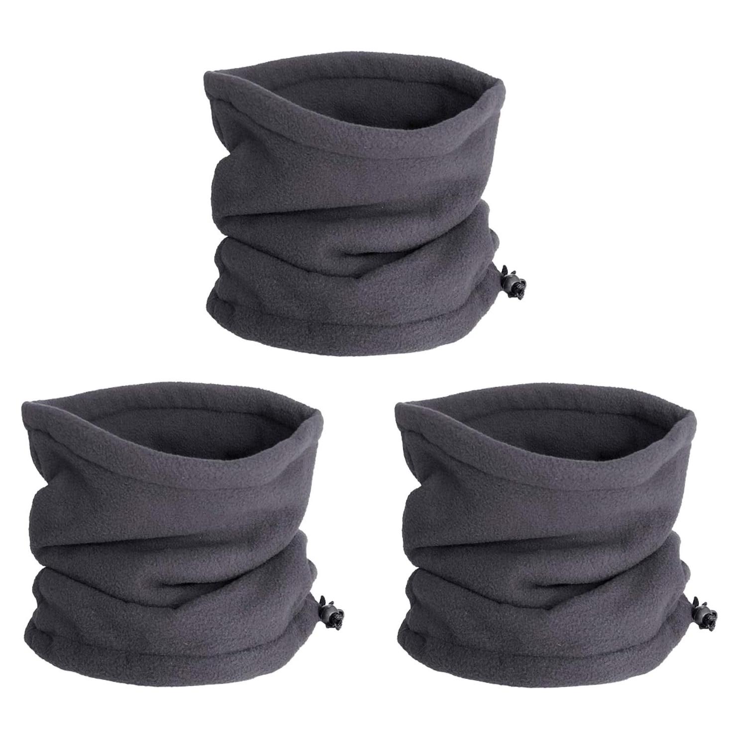 3 Piezas Calentador de Cuello Polar Unisex para Invierno