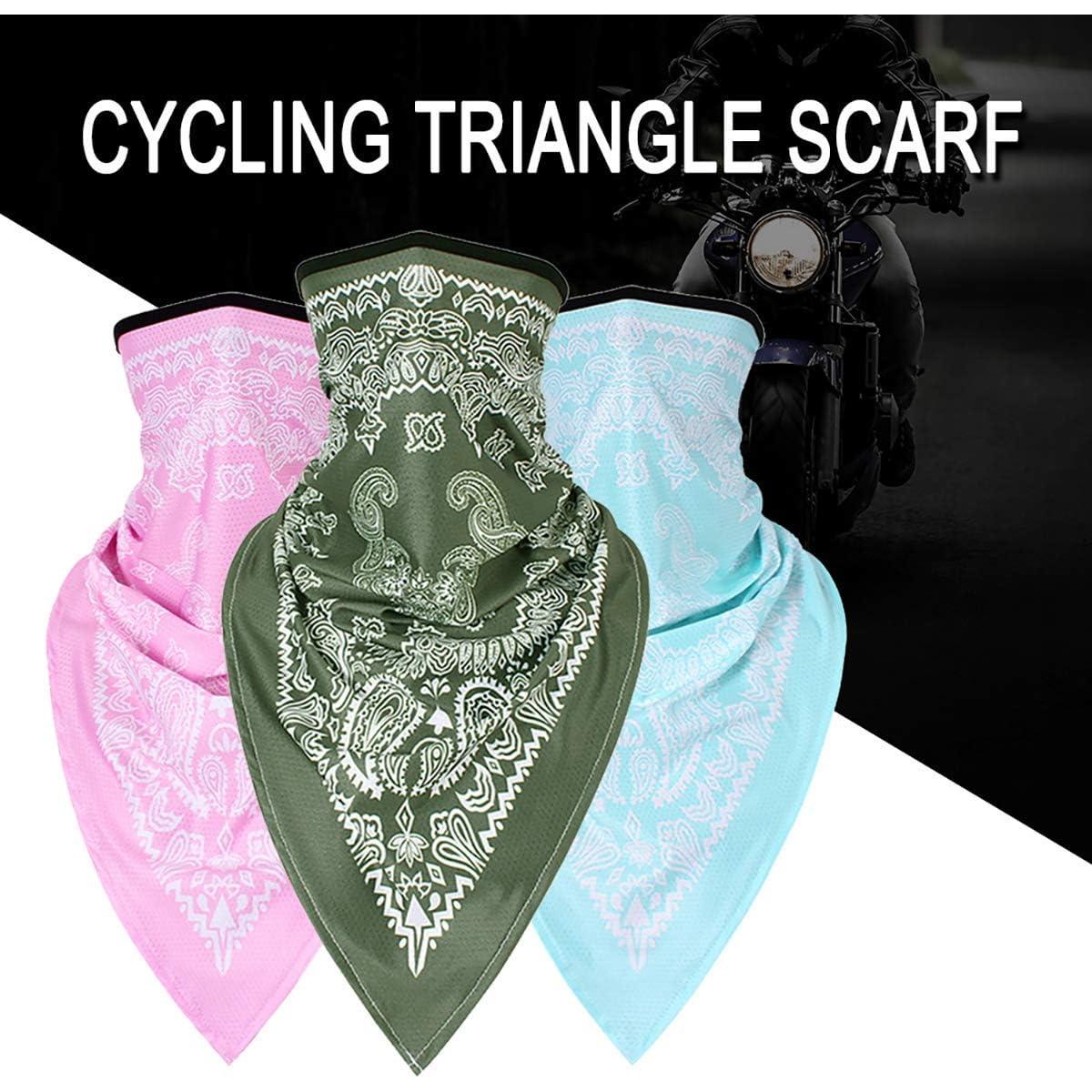 Bandana Multifuncional LKXHarleya con Estampado Paisley 24x52cm