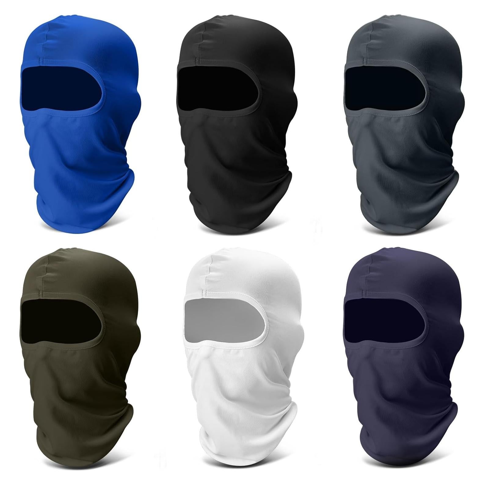 Máscara Balaclava Transpirable 6 Unidades para Esquí y Ciclismo