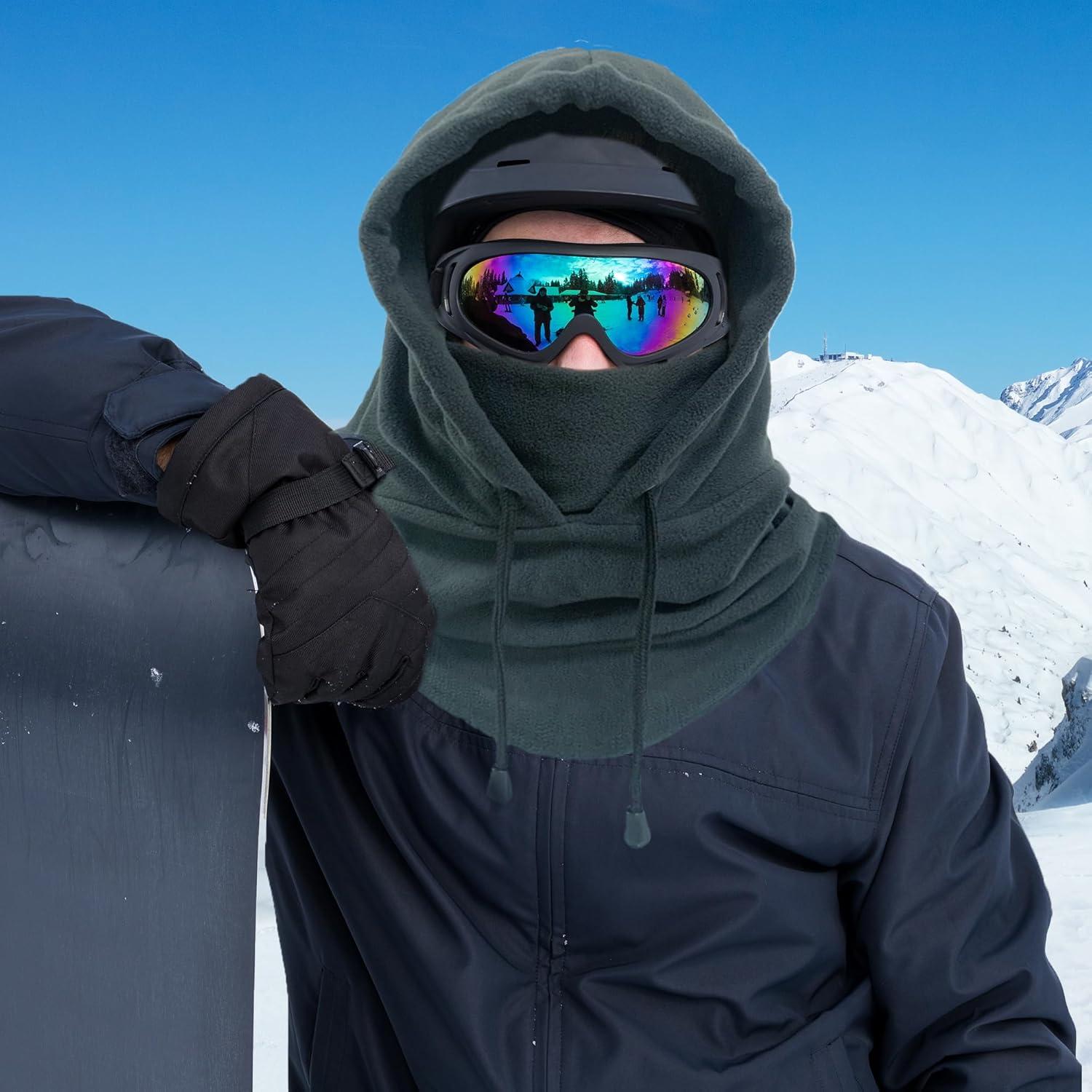 Pasamontañas Térmico Voofly Unisex Forro Polar Gris