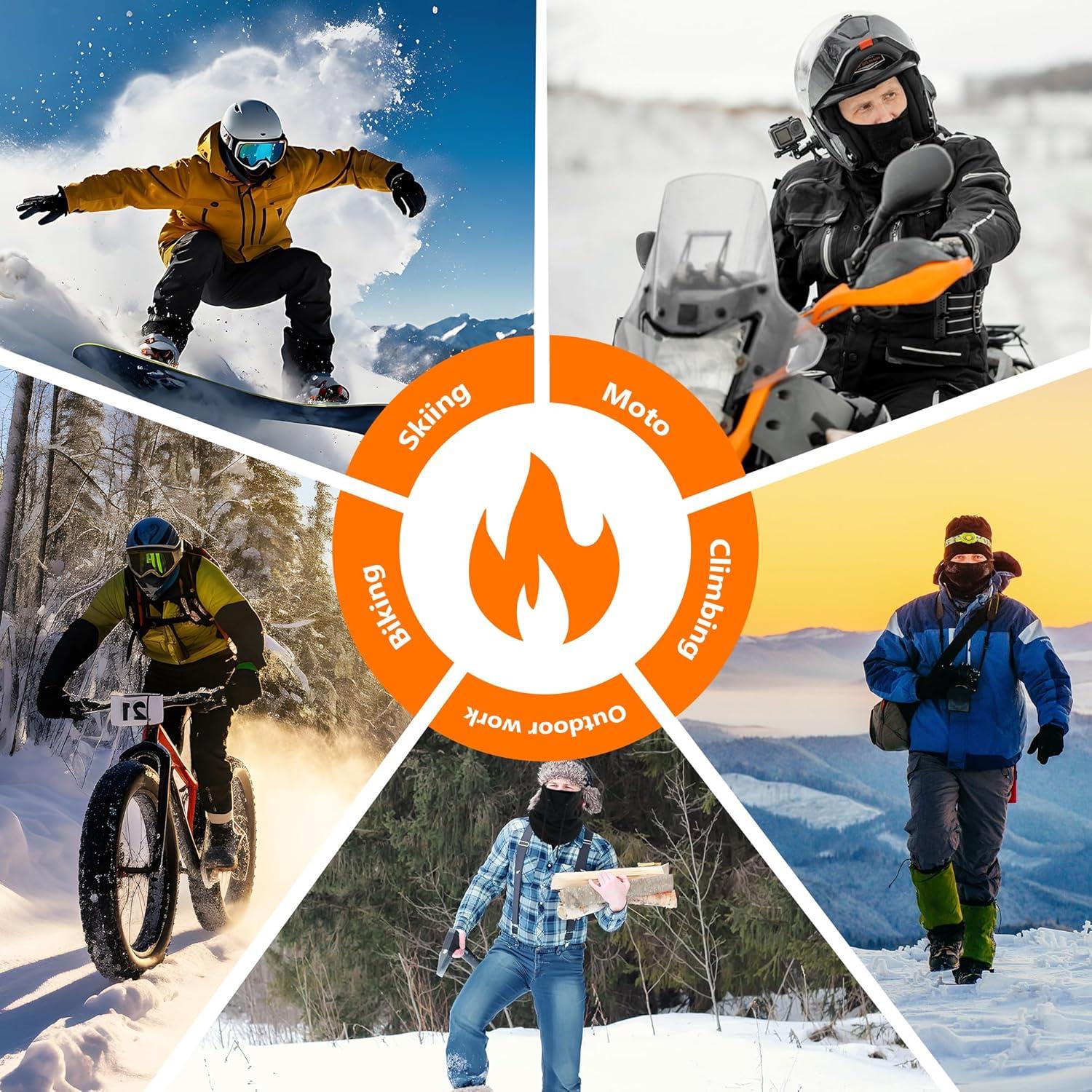 Pasamontañas Térmico Voofly Unisex Forro Polar Gris