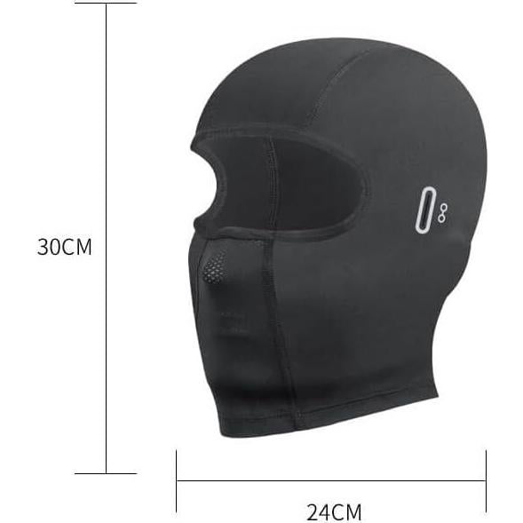 Pasamontañas de Motocicleta Unisex con Agujeros para Gafas