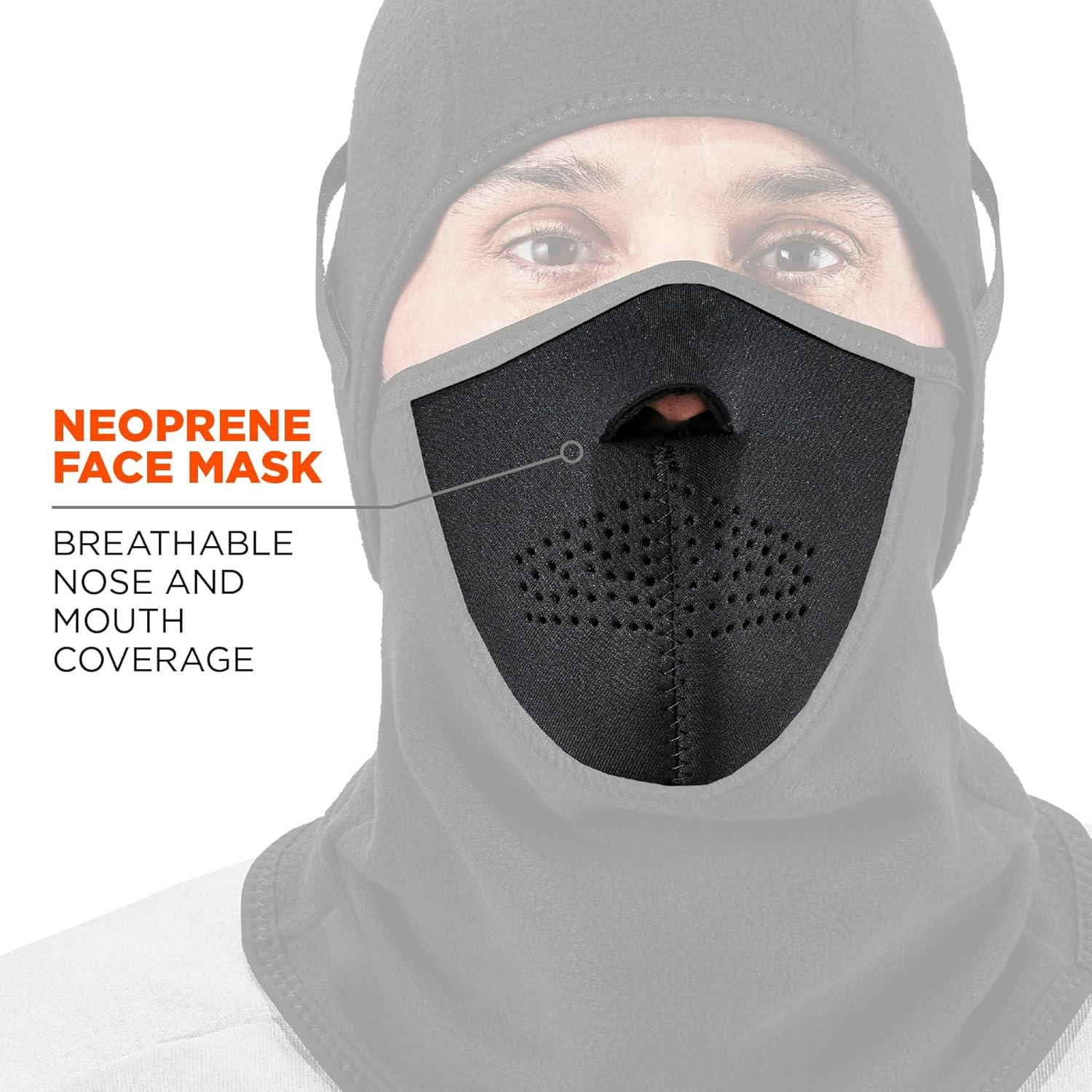 Mascarilla Facial Balaclava Ergodyne 6827 - Neopreno y Forro Polar