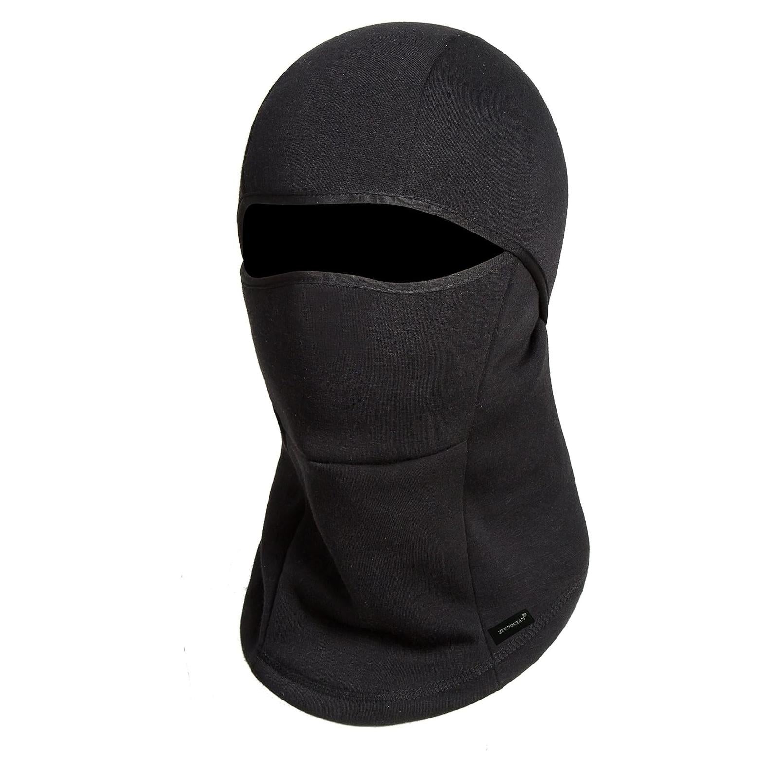 Pasamontañas ZERDOCEAN Forro Polar Térmico Negro Unisex