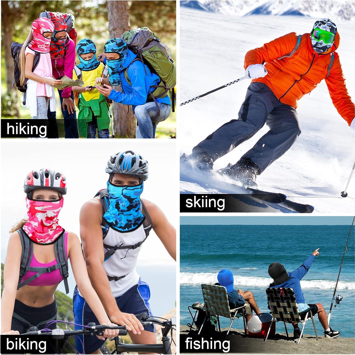 30 Piezas Máscaras Balaclava UV Protección para Hombres y Mujeres