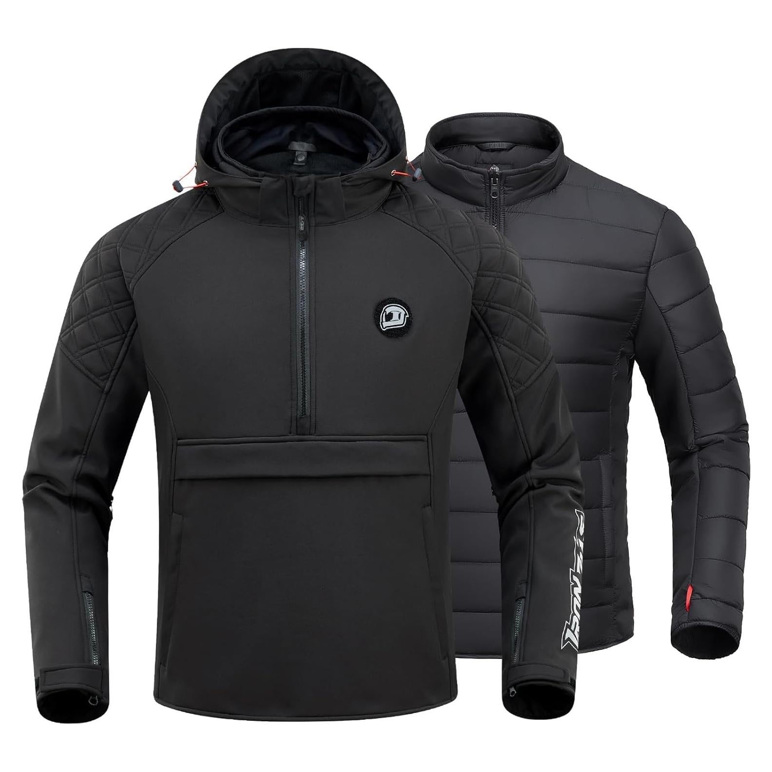 Chaqueta de Motocicleta IRON JIA'S 3 en 1 con Forro Removible