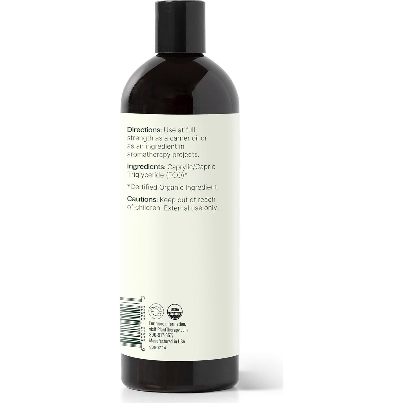 Aceite de Coco Fraccionado Plant Therapy 473 ml Hidratante