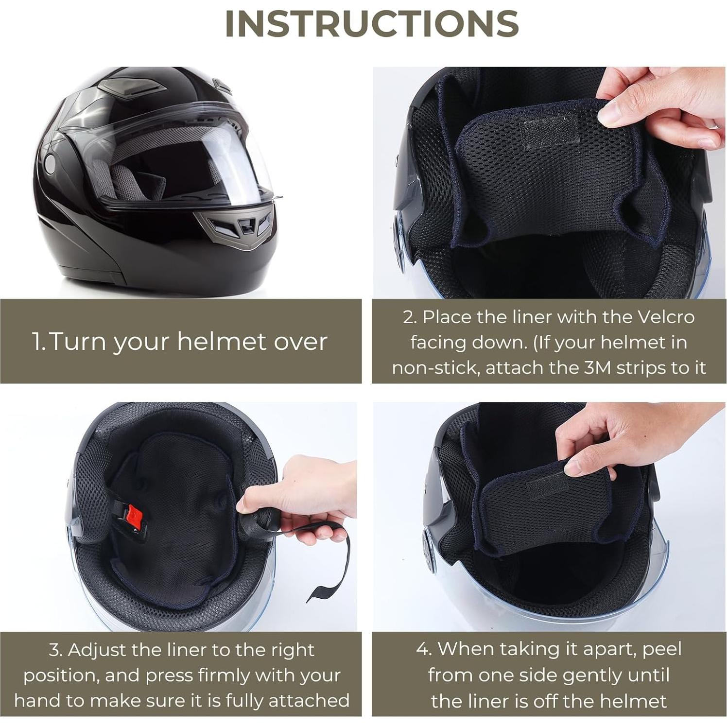 Forro Antitranspirante Prodigy TW para Casco - 30.48x30.48 cm