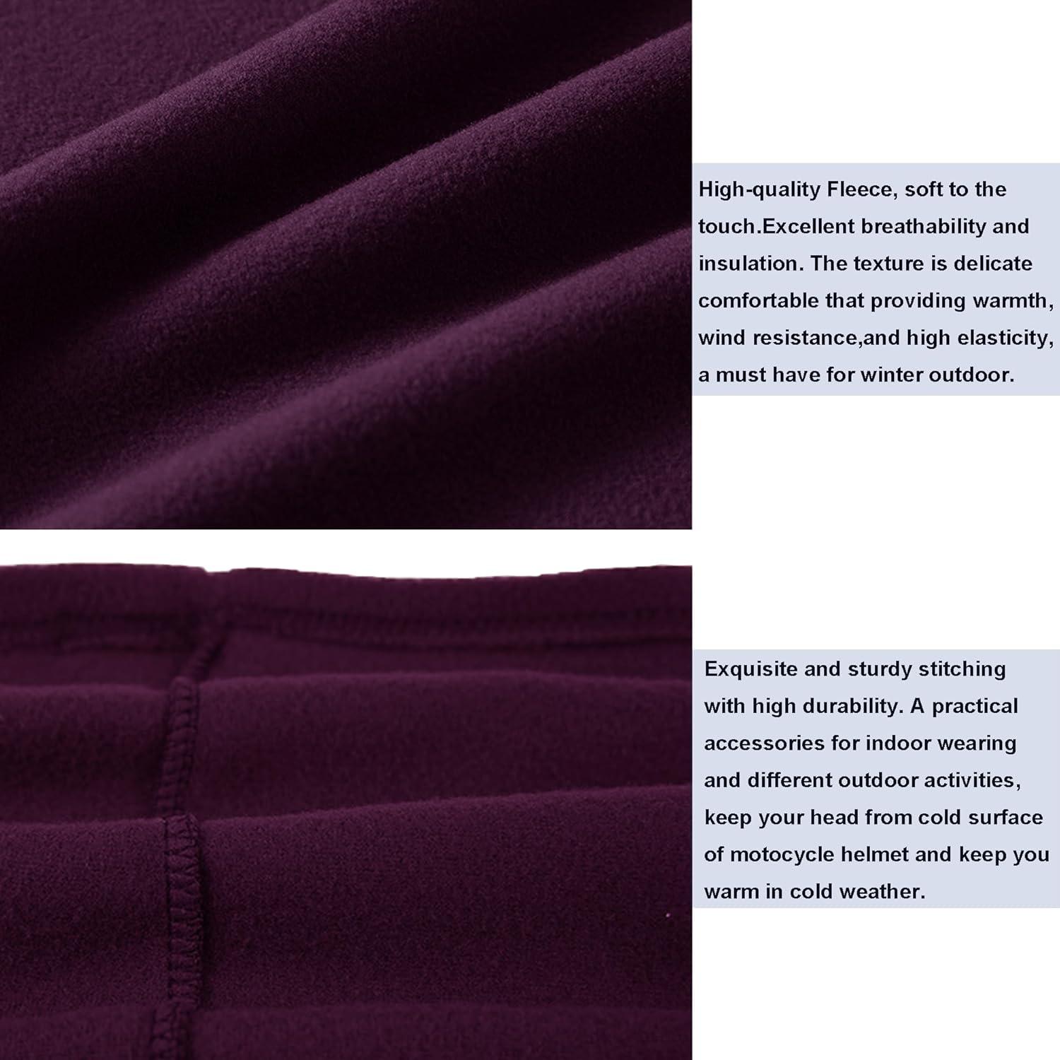 Gorros de Forro Polar Multicolor 12 Piezas para Invierno