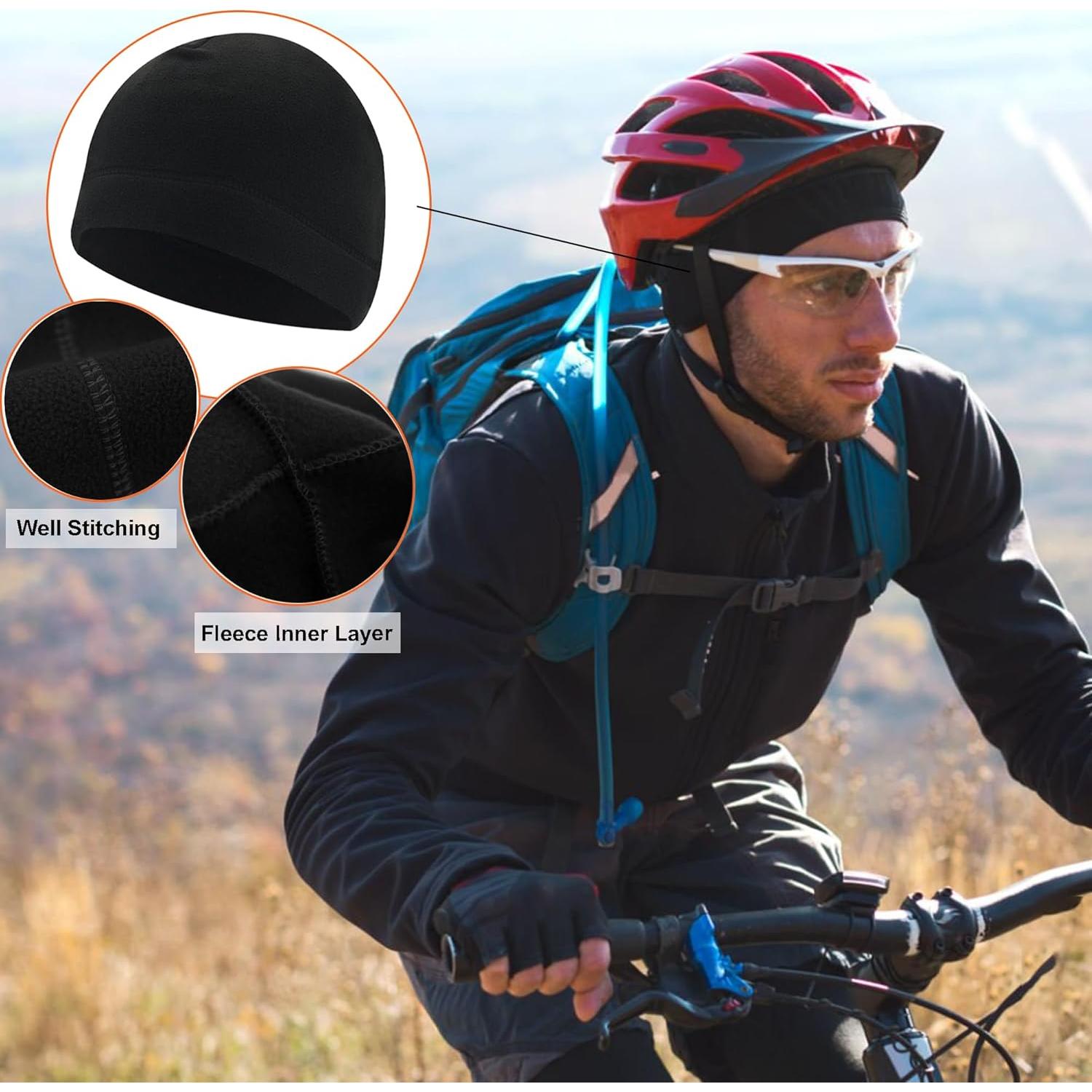 Gorros de Forro Polar Multicolor 12 Piezas para Invierno