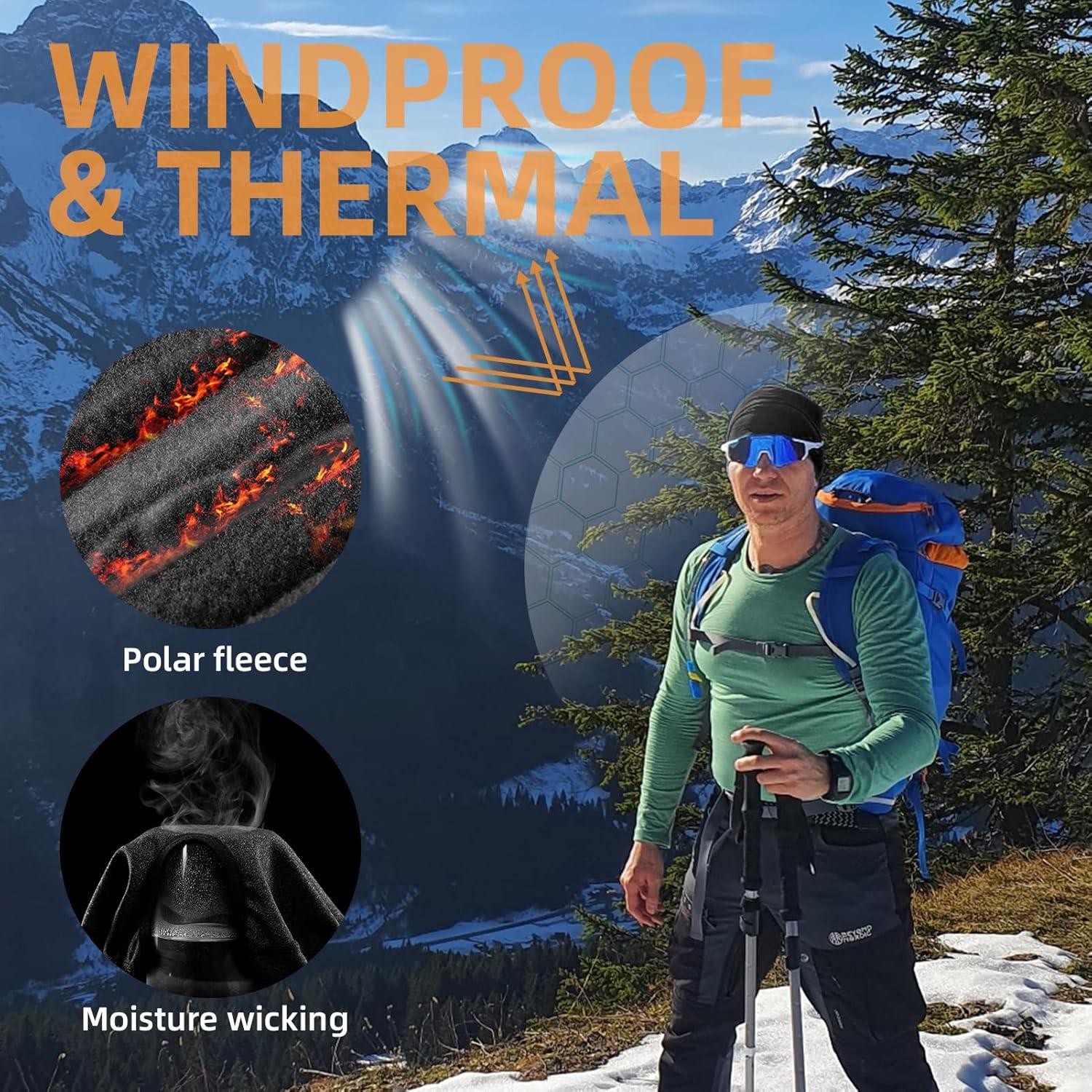 Gorro de Ciclismo ROCKBROS Térmico Invierno Negro Unisex