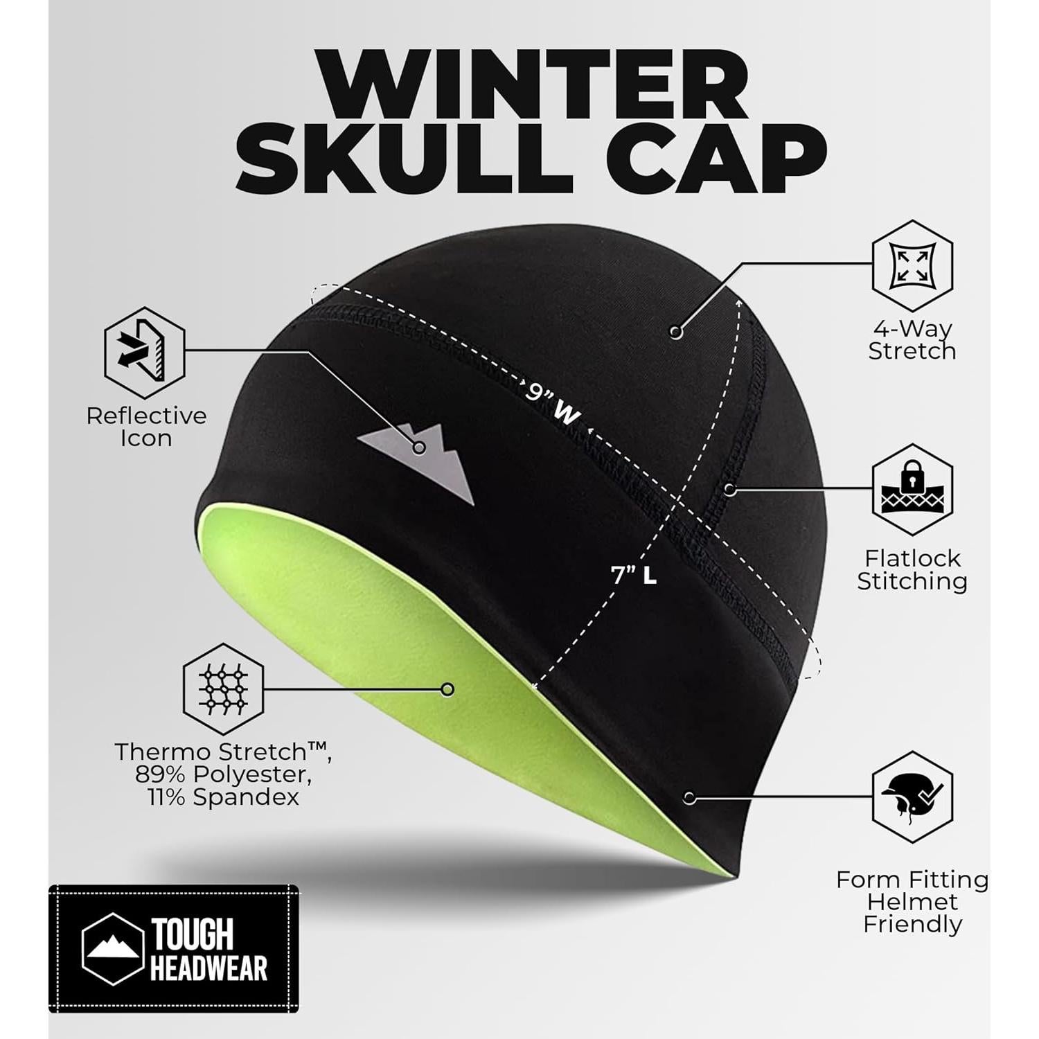 Gorro Beanie Térmico Tough Headwear para Casco - Unisex