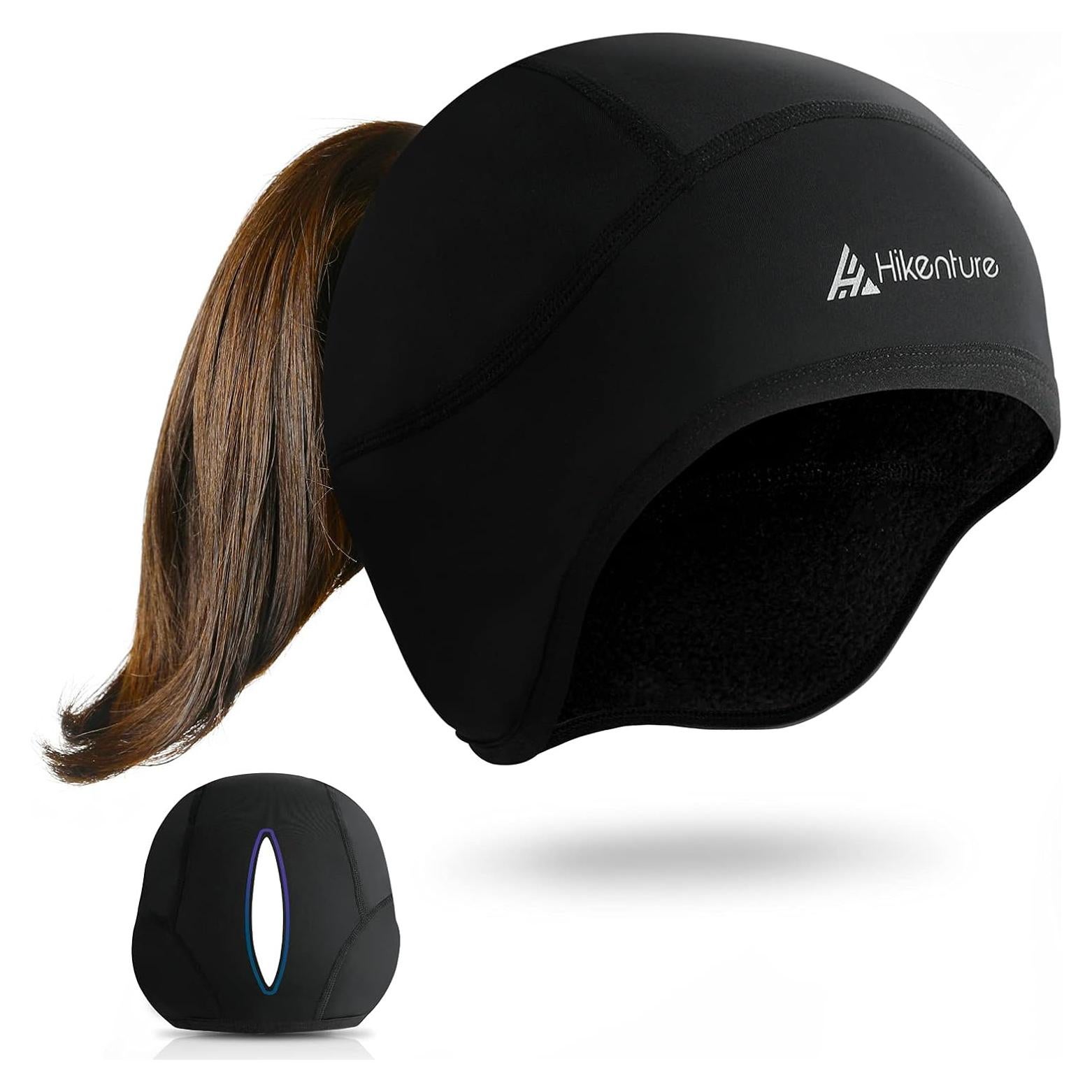 Gorro de Esqueleto Térmico para Mujeres Hikenture - Negro