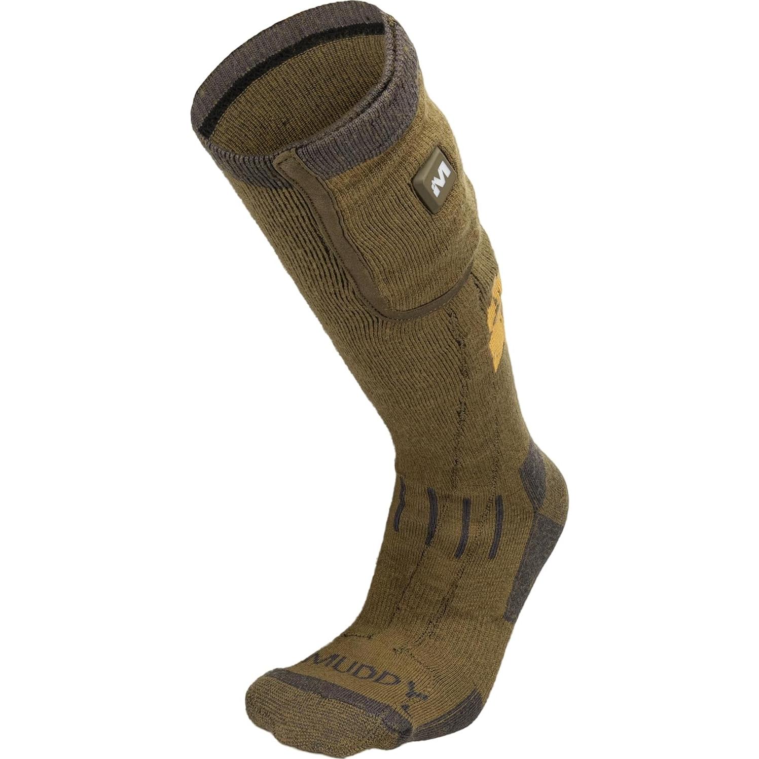 Calcetines Calentados Muddy para Hombre Grande-X-Largo