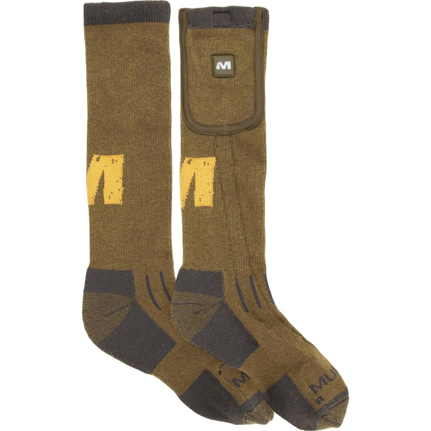 Calcetines Calentados Muddy para Hombre Grande-X-Largo