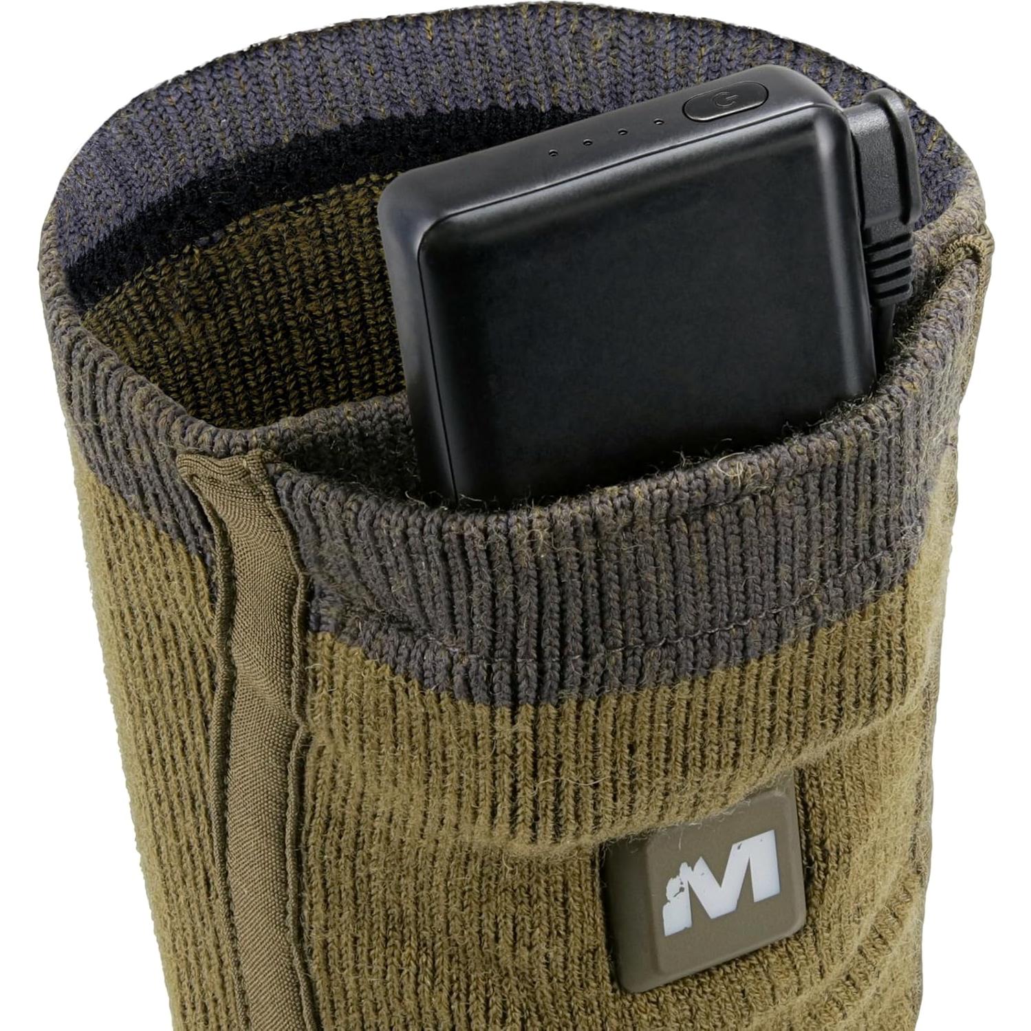 Calcetines Calentados Muddy para Hombre Grande-X-Largo