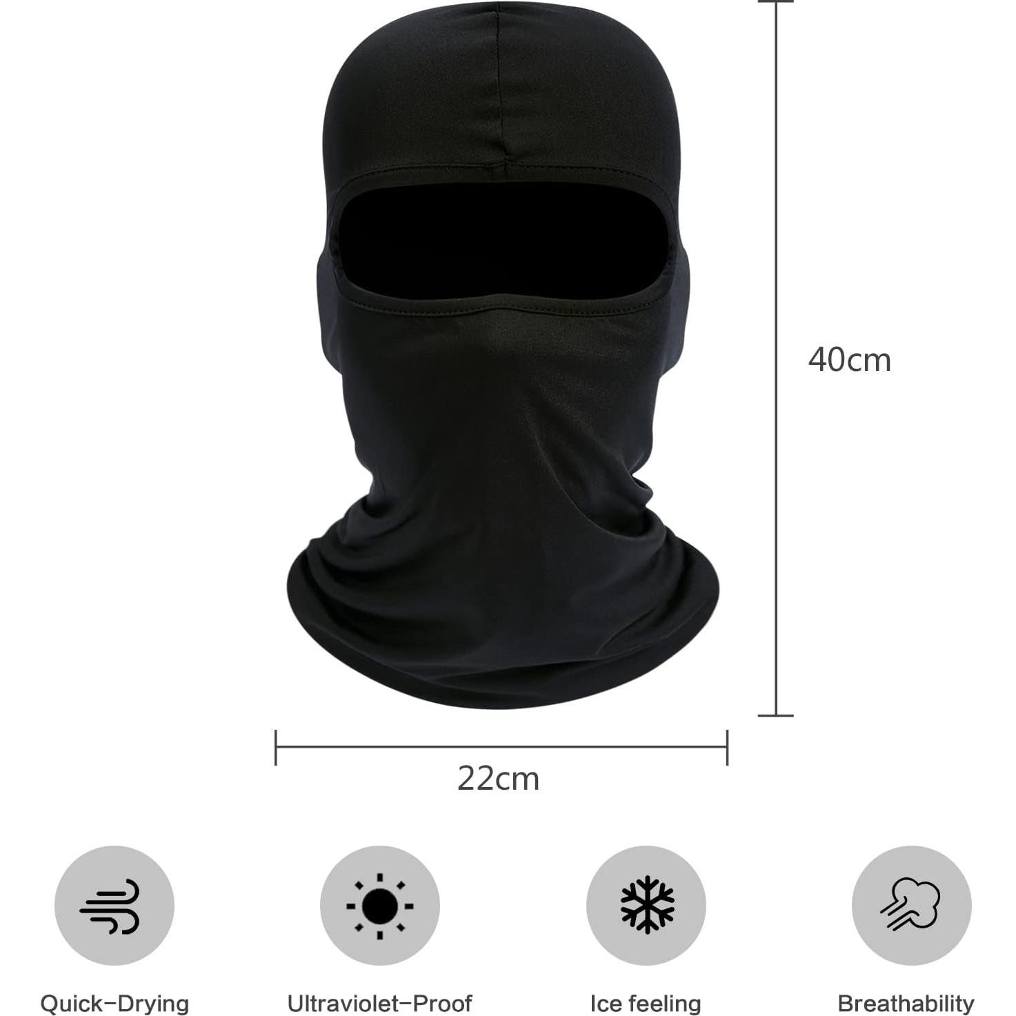Balaclava Sunland 3 Paquetes para Motocicleta y Ciclismo