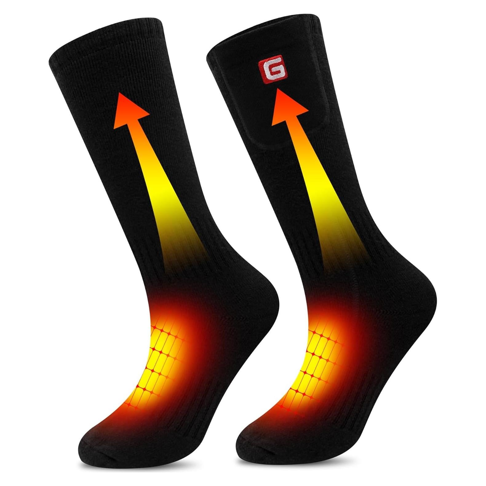 Calcetines Calentados Rabbitroom Unisex Recargables Invierno M