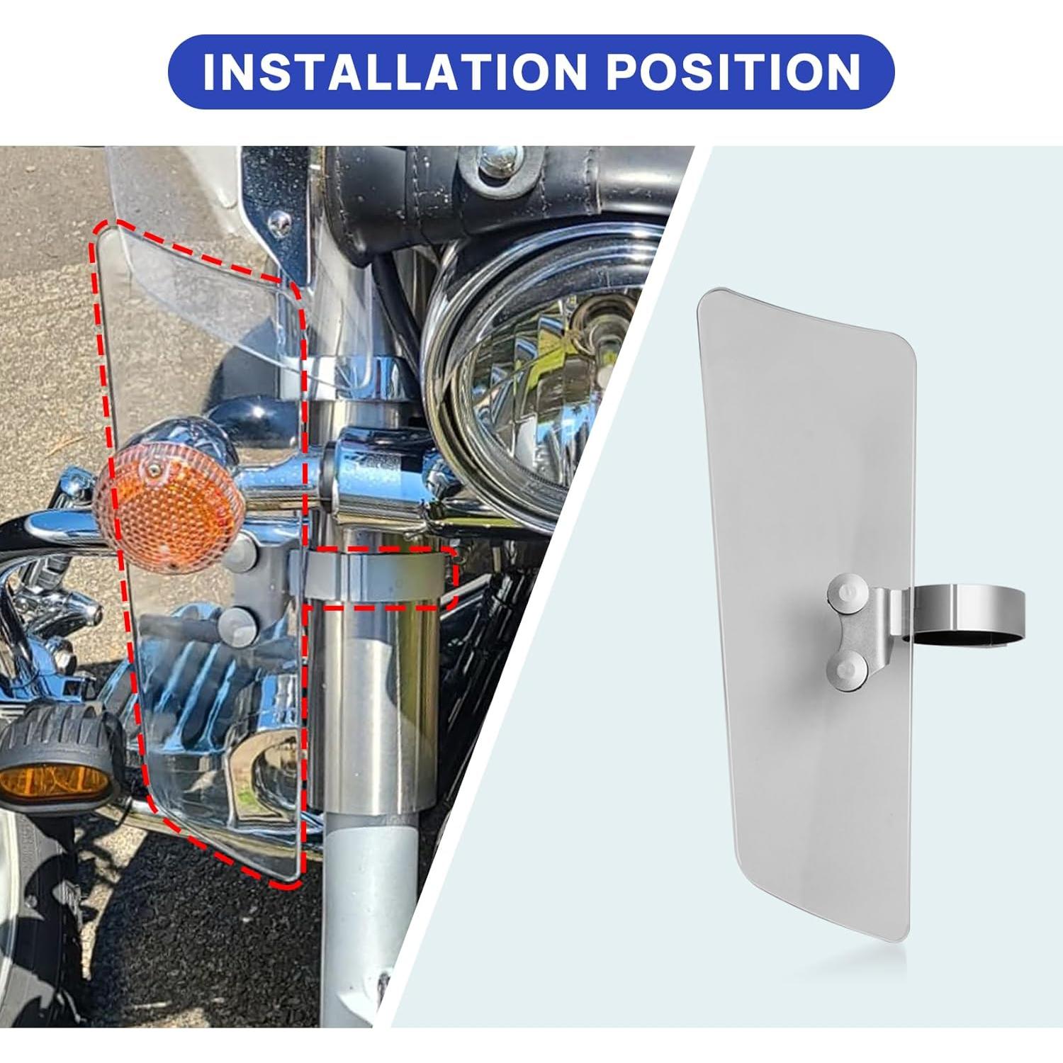 Deflector de Viento para Piernas PSLER BK0205CL Claro