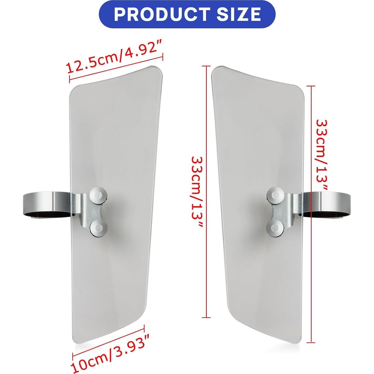 Deflector de Viento para Piernas PSLER BK0205CL Claro