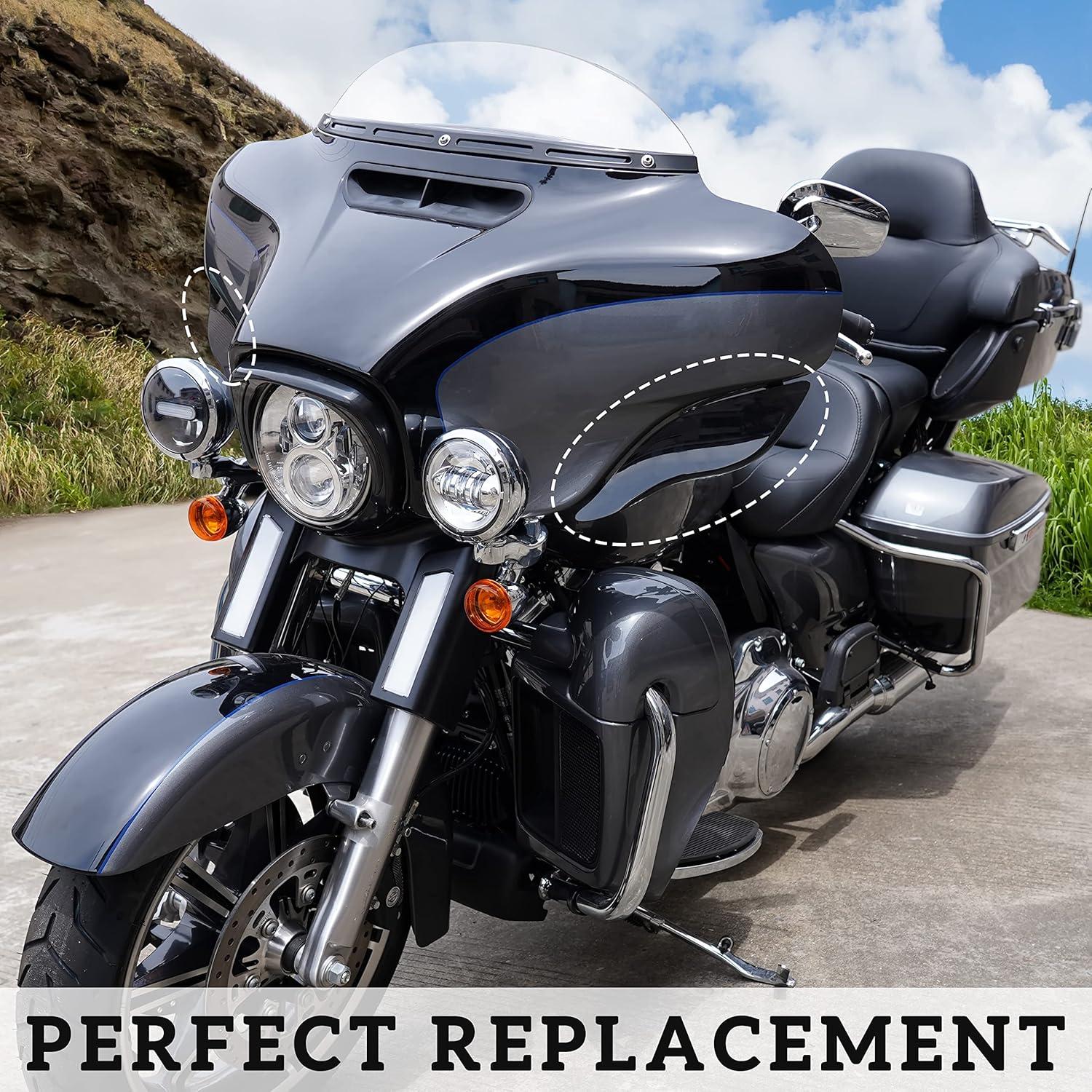 Deflectores de Aire Ajustables VEISUTOR para Harley 2014-2022