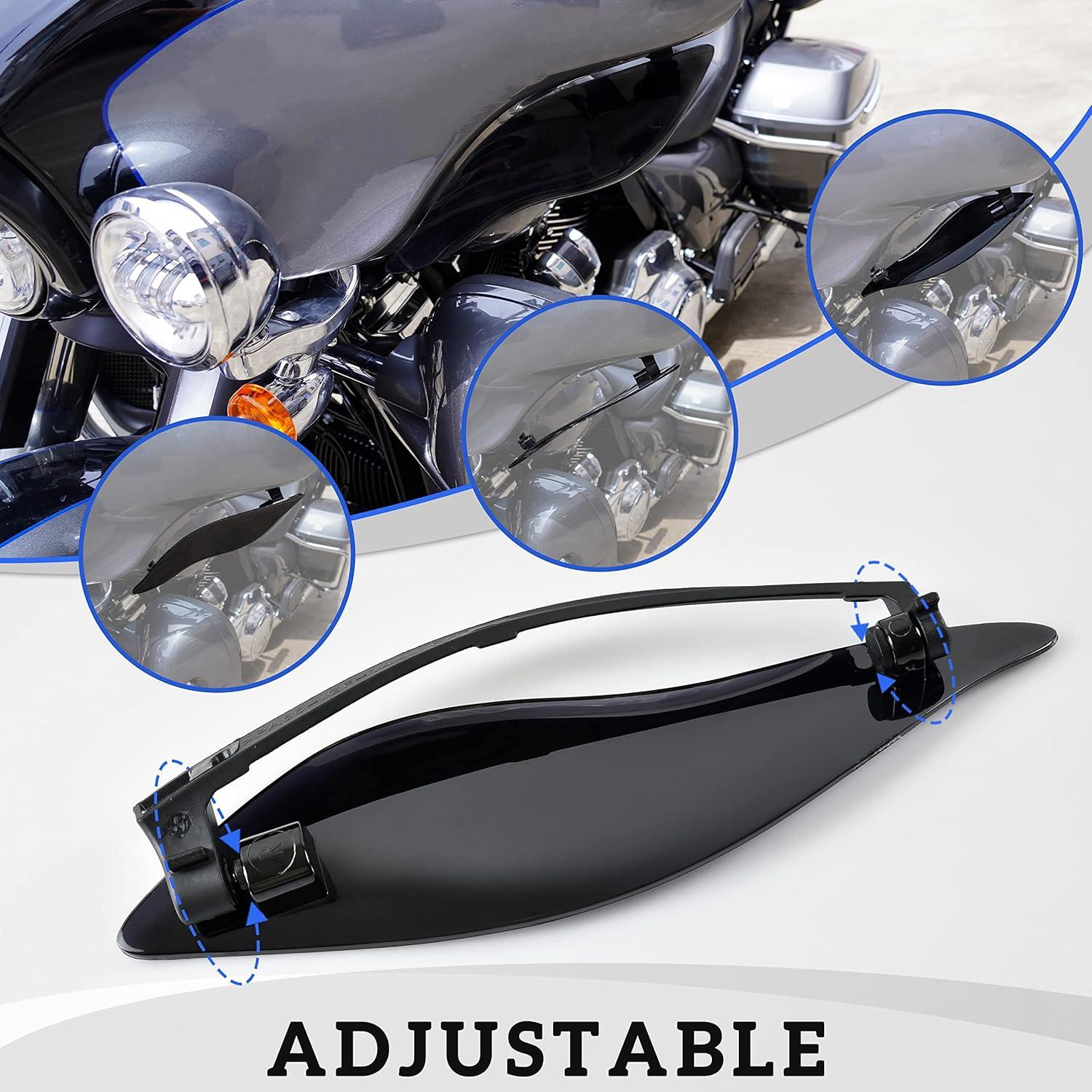 Deflectores de Aire Ajustables VEISUTOR para Harley 2014-2022