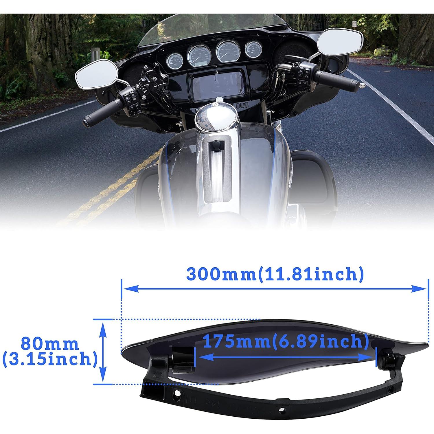 Deflectores de Aire Ajustables VEISUTOR para Harley 2014-2022