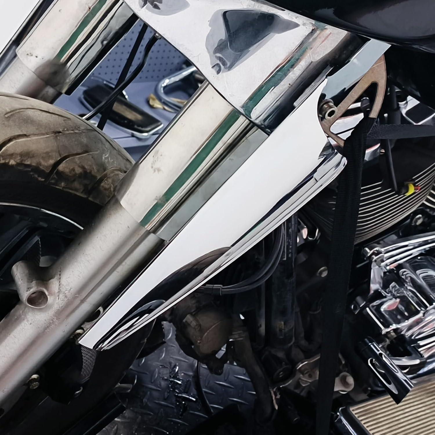 Deflectores de Viento Cromo HCmotorku para Harley 1995-2024