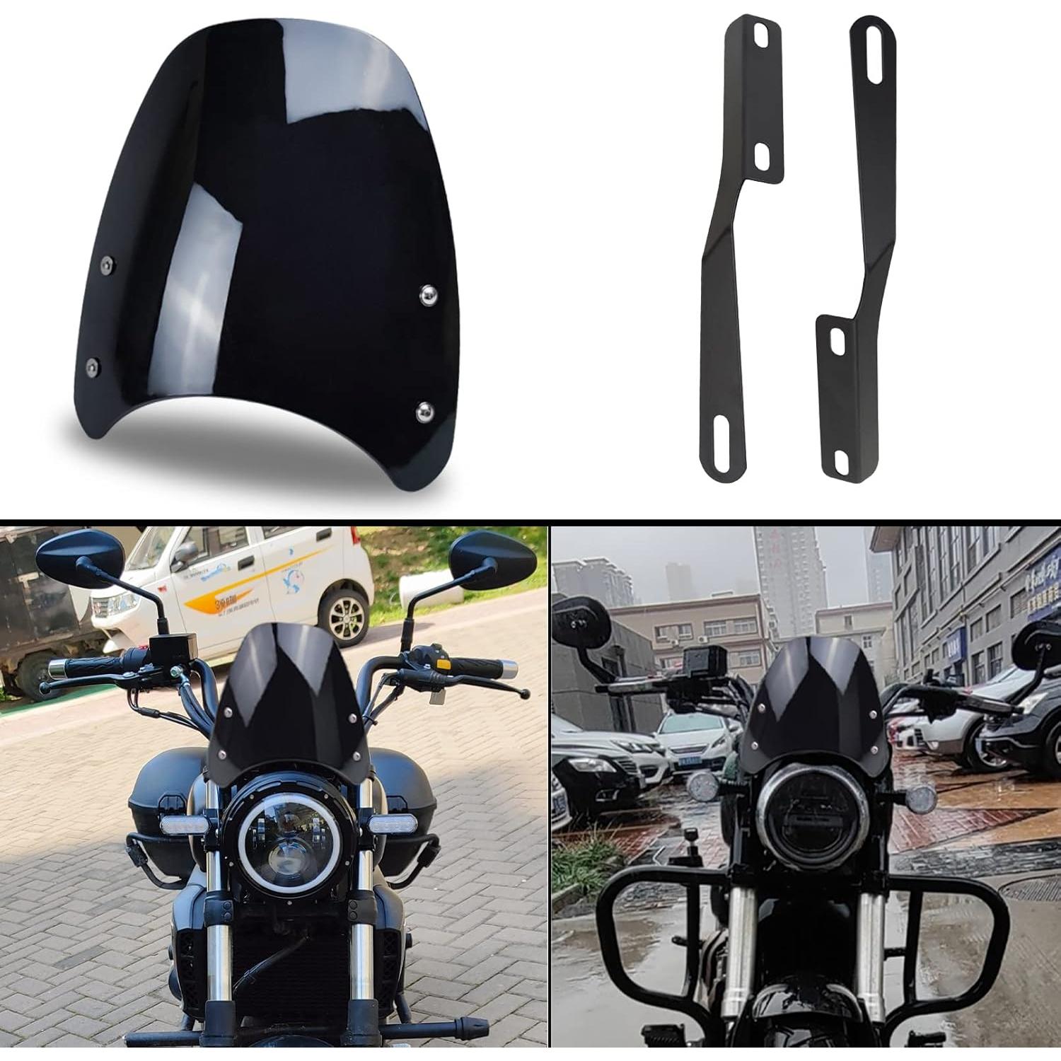 Deflector de Viento Universal para Motocicleta HARPUOU 5-7"