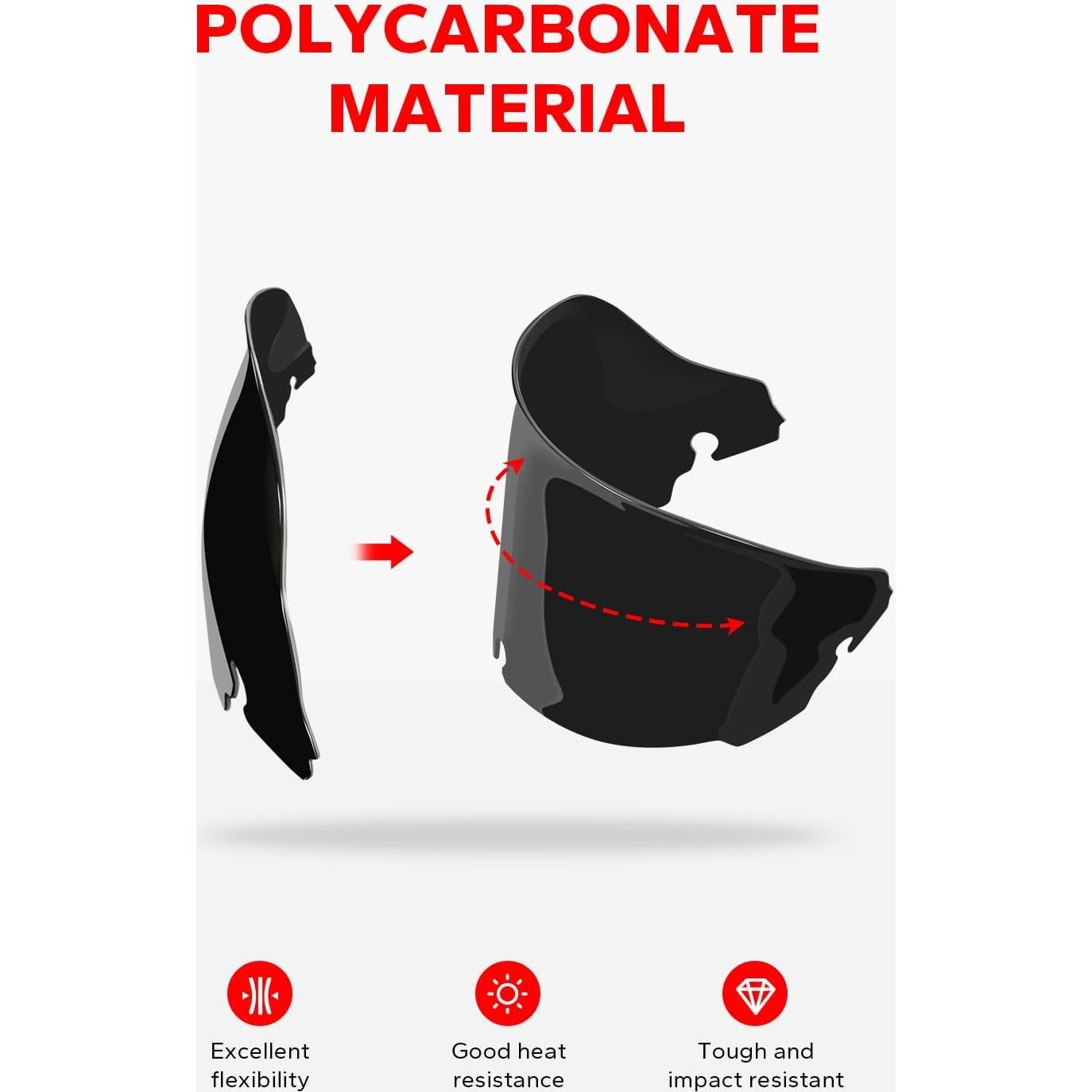 Parabrisas Negro 7" Amazicha para Harley Davidson 2014-2023