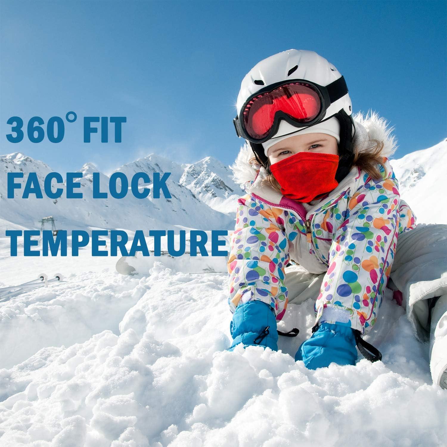 Calentador de Cuello para Niños Gaiter Invierno Forro Polar