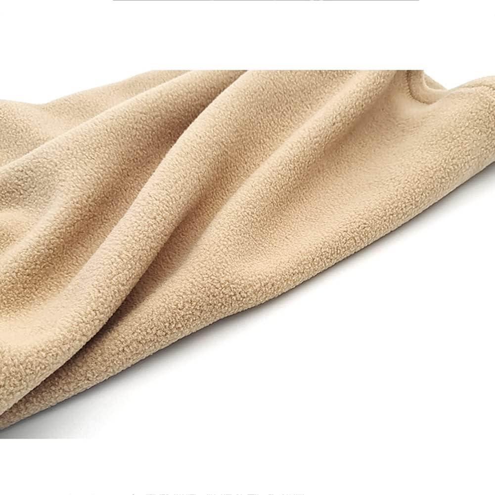 Calentador de Cuello Forro Polar UUYYEO Negro 30x28 cm