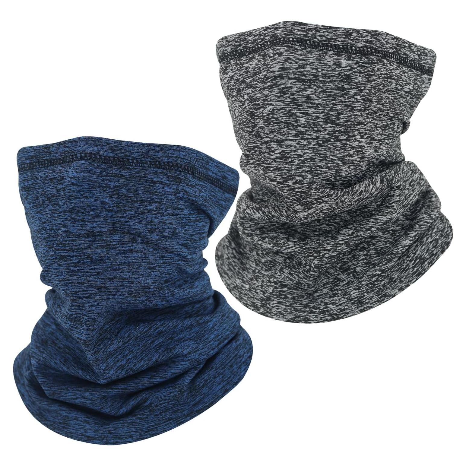 Paquete de 2 Calentadores de Cuello Invierno Unisex Balaclava