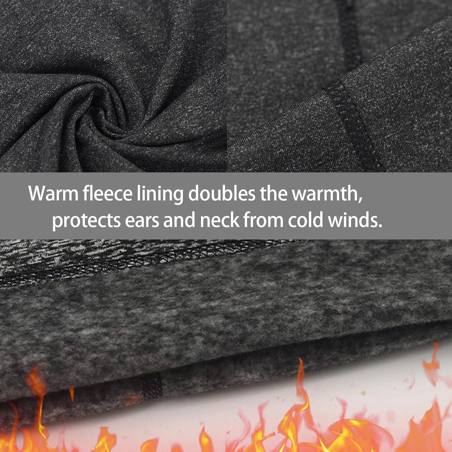 Paquete de 2 Calentadores de Cuello Invierno Unisex Balaclava