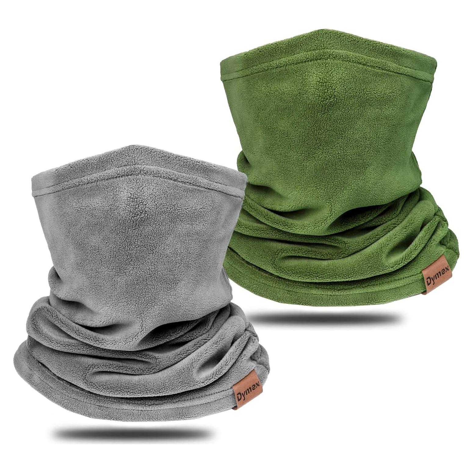 Calentador de Cuello Gaiter Invierno Forro Polar 2 Piezas