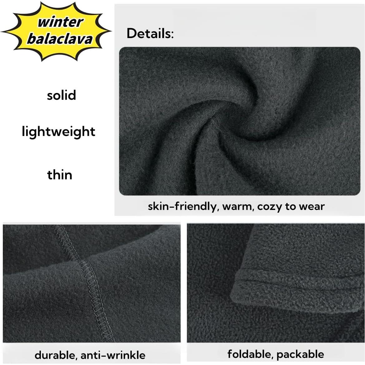 Gorro de Forro Polar Cálido LLmoway Unisex Ajustable