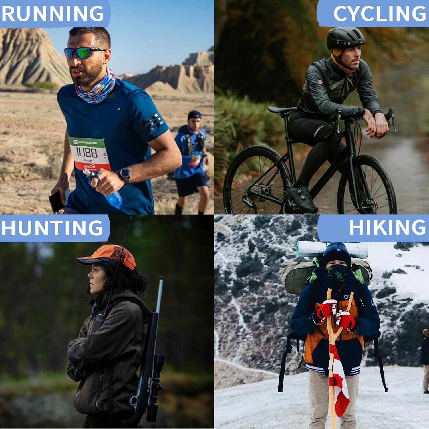 Gaiter de Cuello Merino Protect Unisex Verde Oliva Talla Única