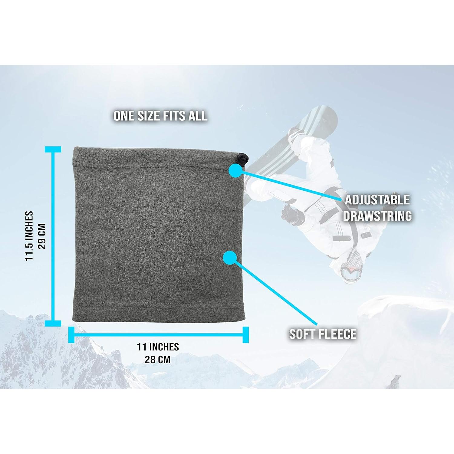 Gaiters Térmicos para Cuello - Paquete de 3 Bufandas de Invierno