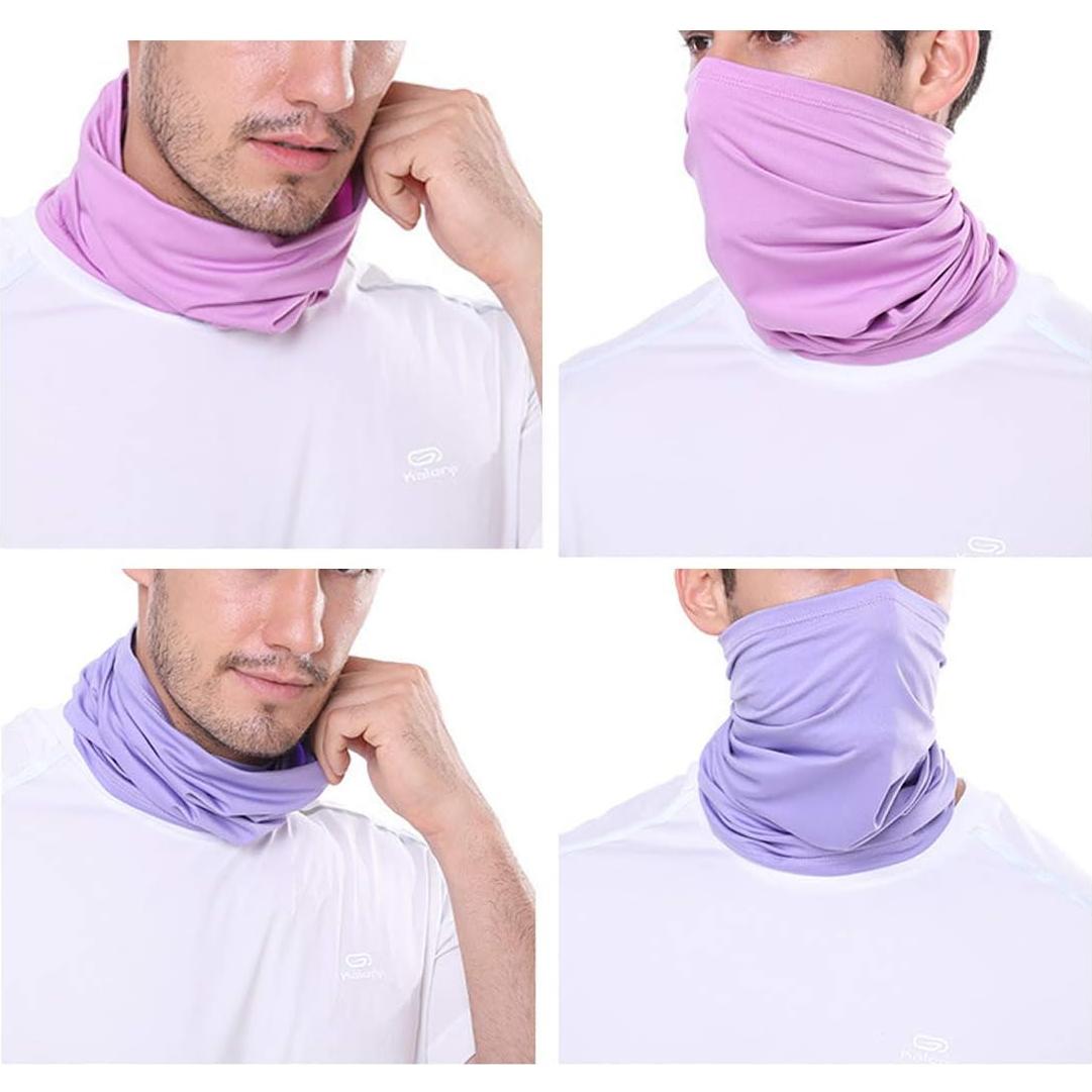 Cubierta Facial UV Gaiter 4 PCS Máscara Multifuncional
