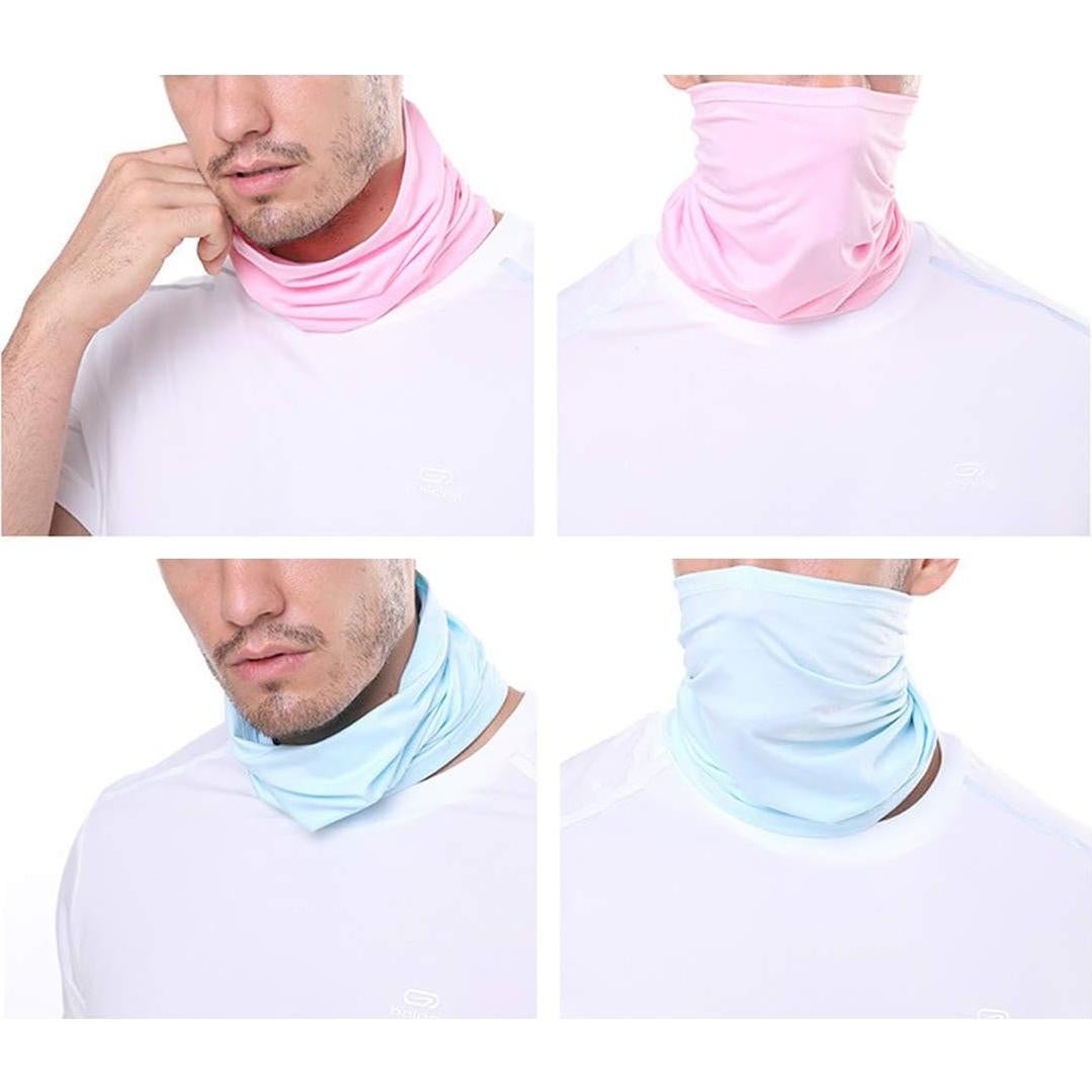 Cubierta Facial UV Gaiter 4 PCS Máscara Multifuncional