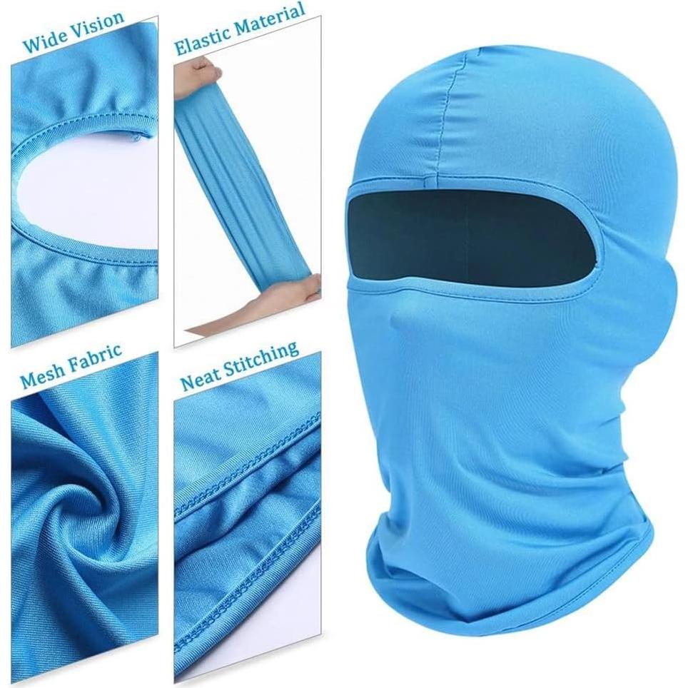 Máscara Balaclava a Prueba de Viento UV Gris Oscuro Unisex