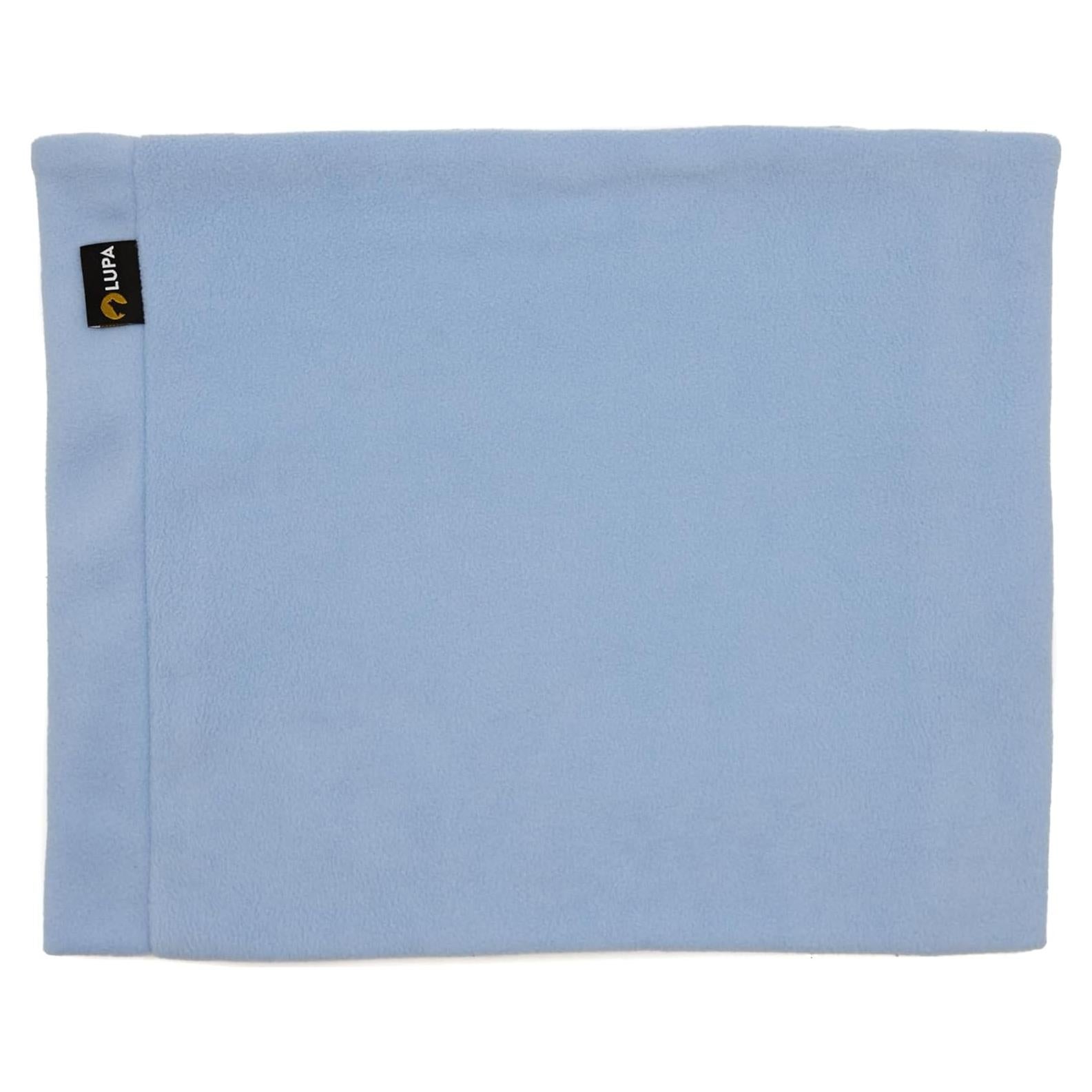 Calentador de Cuello Lupa Hecho a Mano Doble Capa Azul Claro