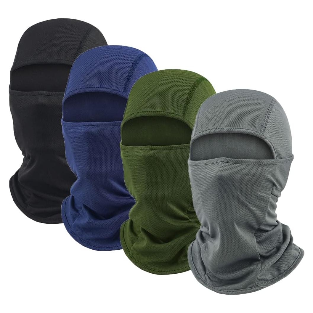 Máscara Balaclava Andy's Orchids 4PCS Transpirable UV