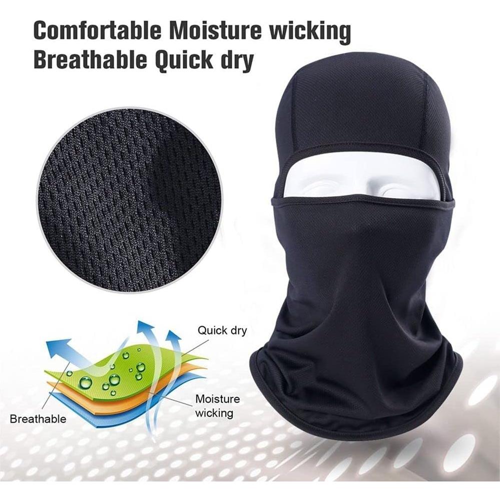 Máscara Balaclava Andy's Orchids 4PCS Transpirable UV