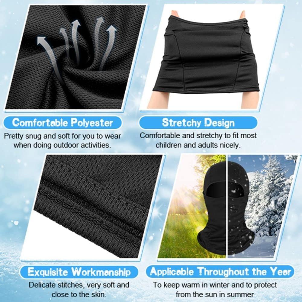 Máscara Balaclava Andy's Orchids 4PCS Transpirable UV