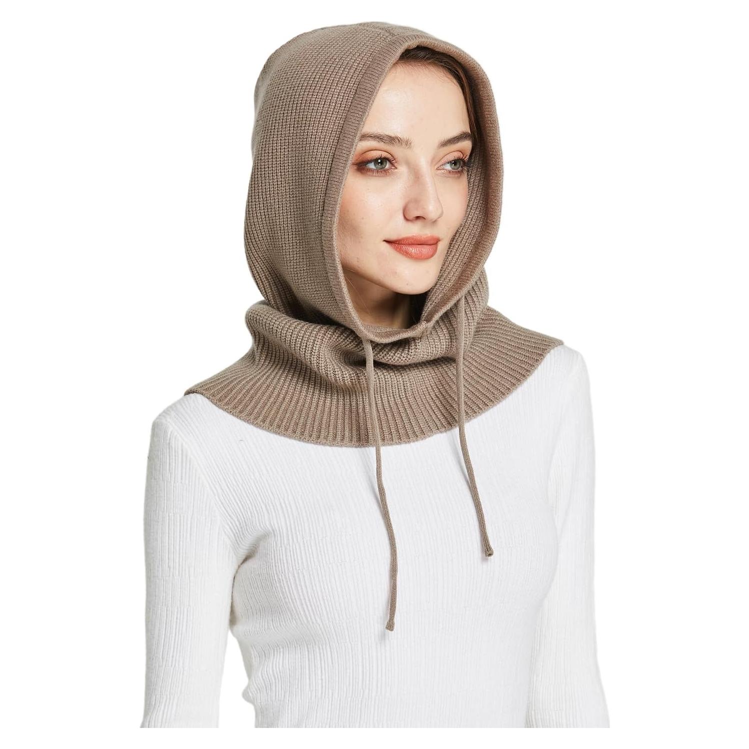 Gorro de Invierno Facecozy para Mujeres con Bufanda Cálida