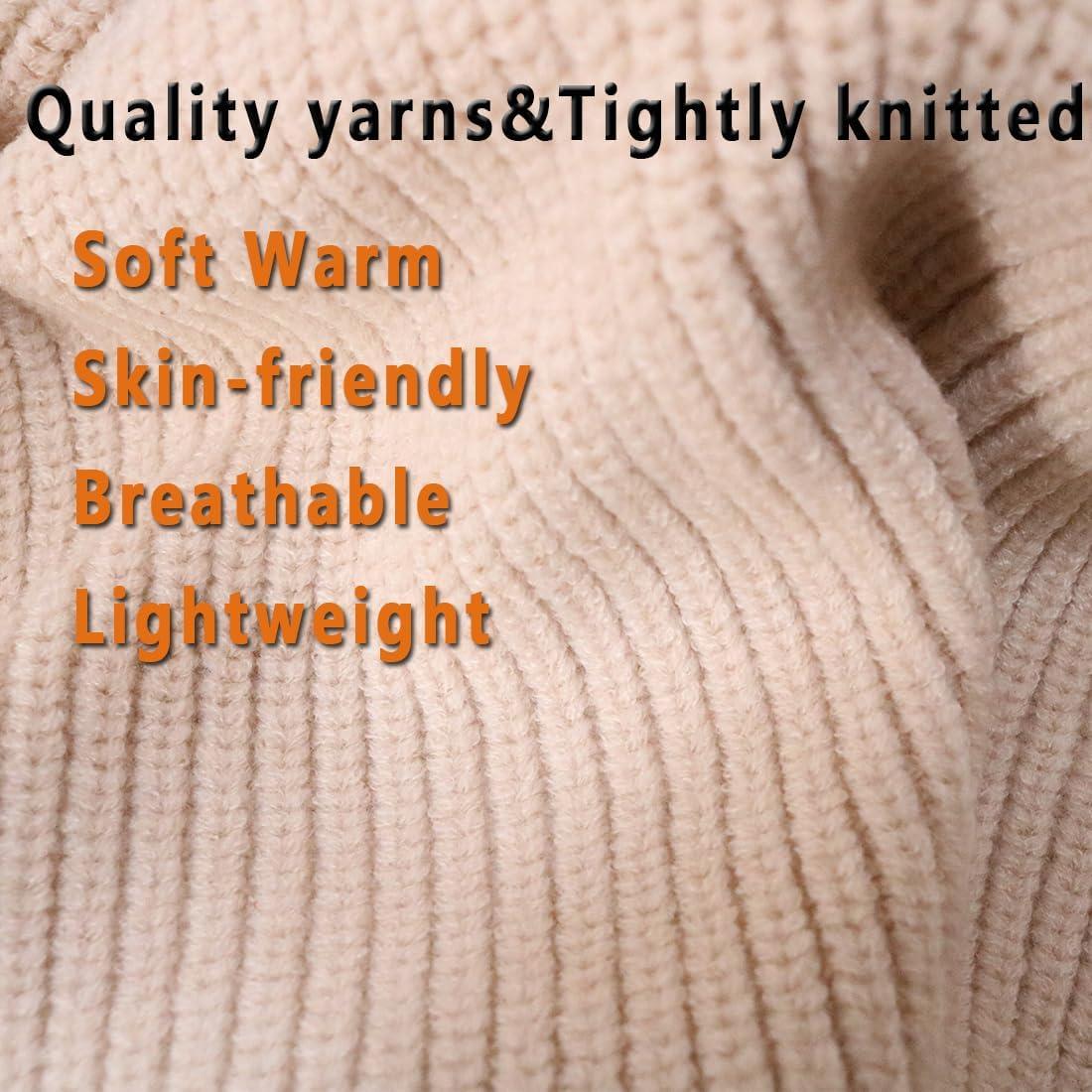 Gorro de Invierno Facecozy para Mujeres con Bufanda Cálida