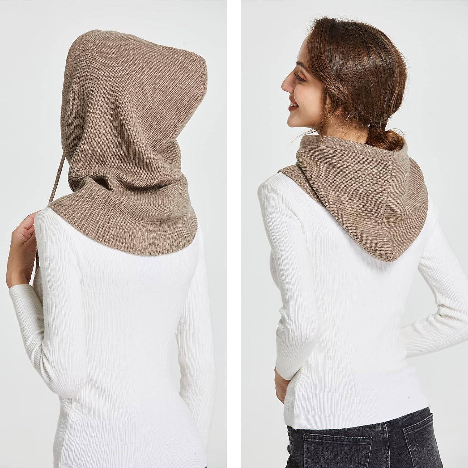 Gorro de Invierno Facecozy para Mujeres con Bufanda Cálida