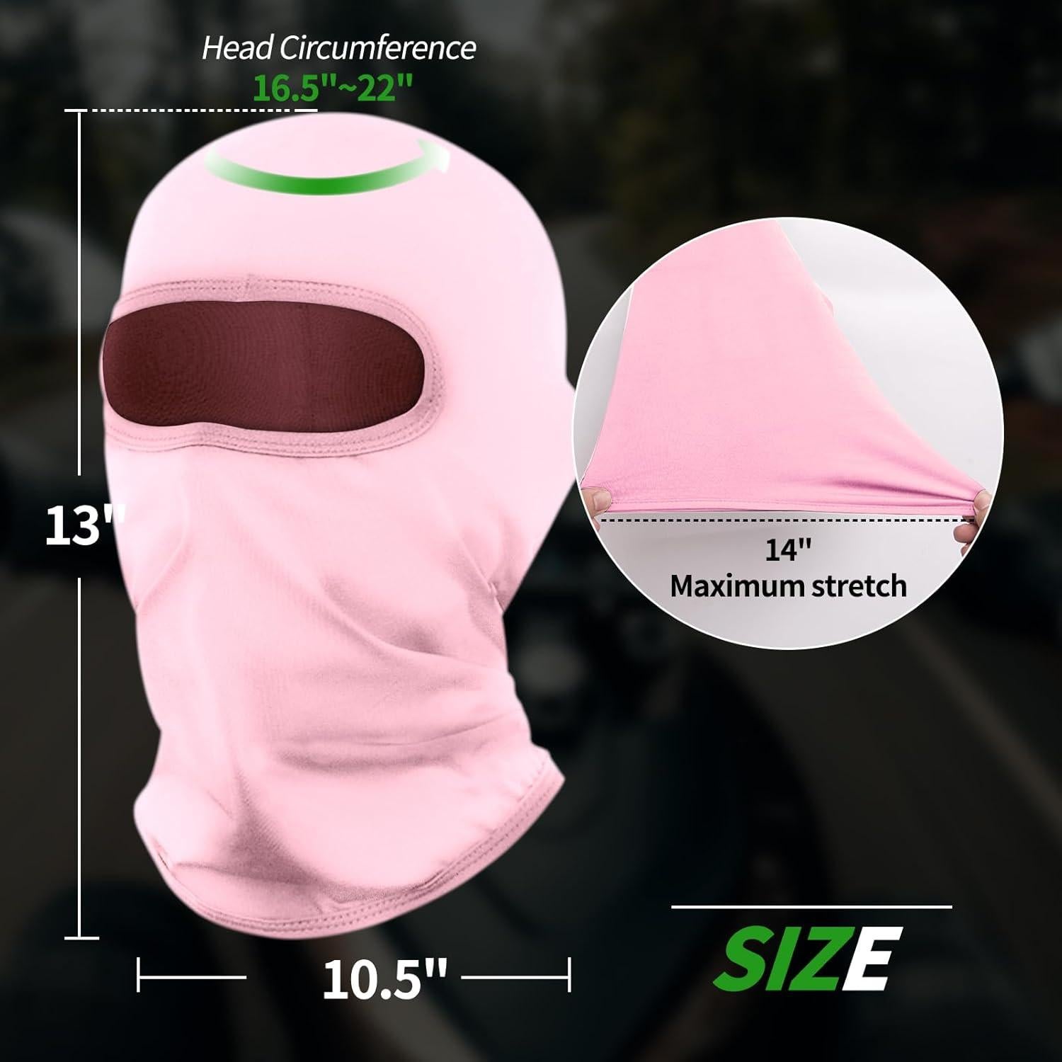 Balaclava LONGKING Unisex Rosa - Máscara de Invierno para Esquí y Motocicleta