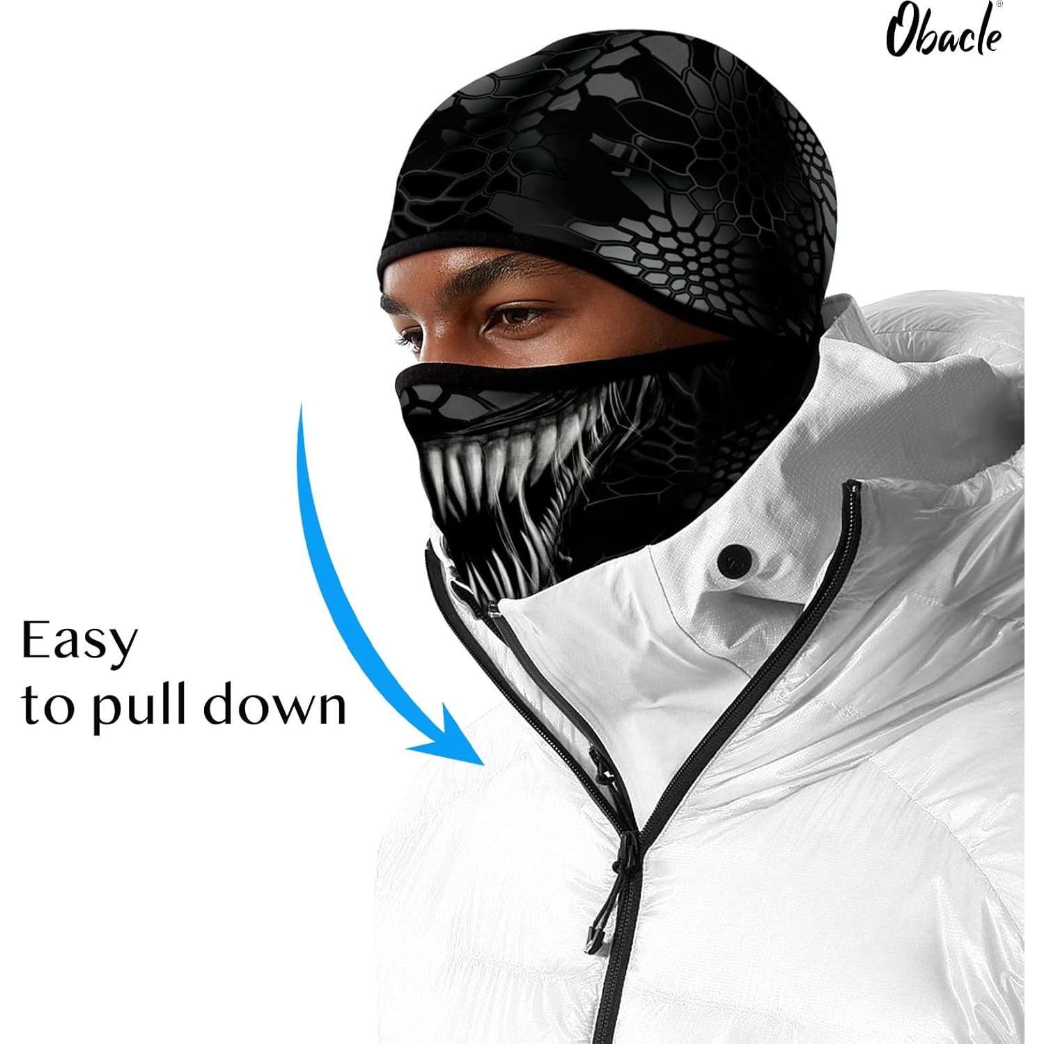 Máscara Balaclava Unisex Obacle para Climas Fríos - Esquí y Ciclismo